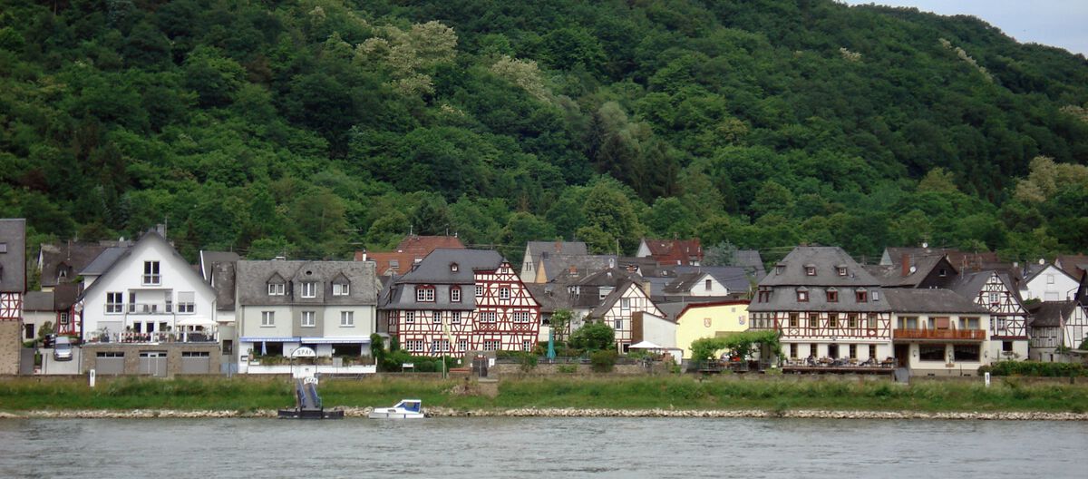 Ansicht Peterspay am Rhein