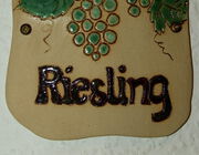 Türschild Ferienwohnung „Riesling“